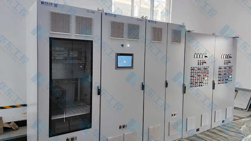 華東工控-污水處理廠施工現場